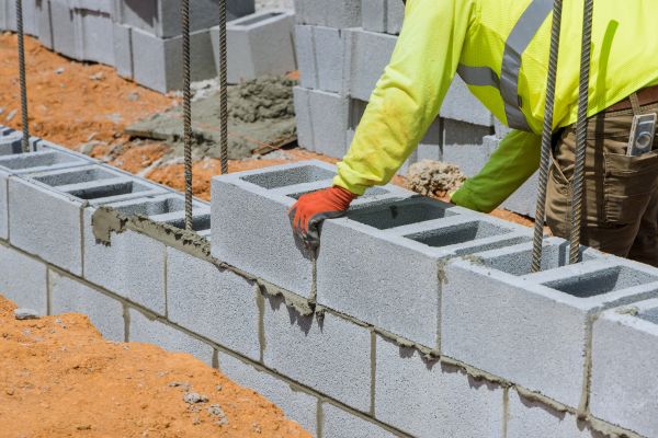 Concrete Blocks Installation in Arvada