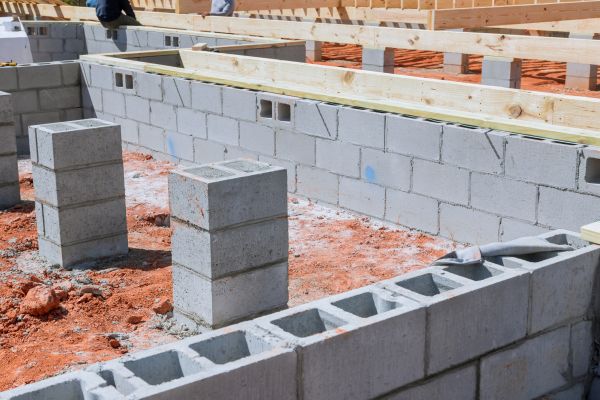 Cement Block Installation in Arvada